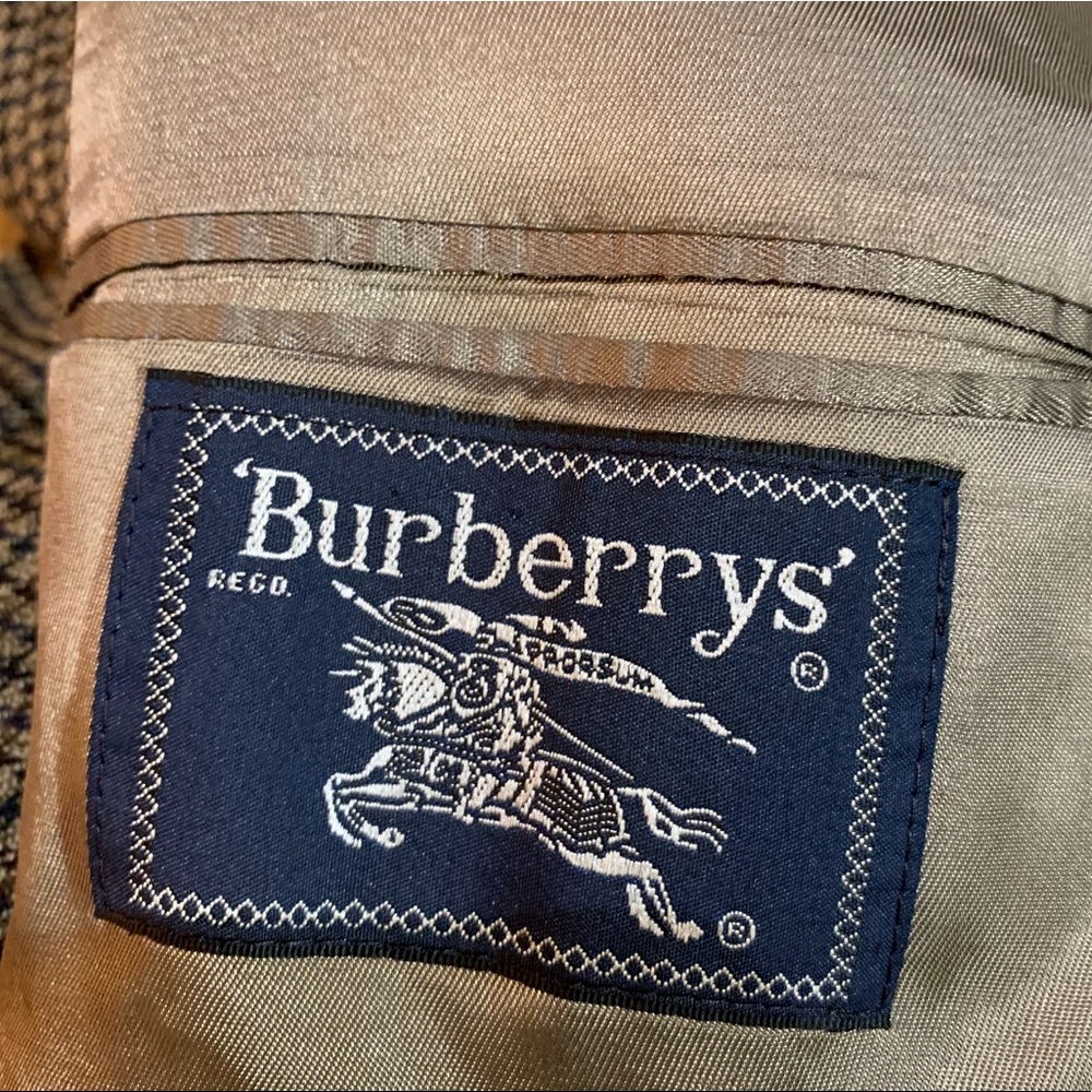 Men’s 46l Burberry two button sportcoat vintage